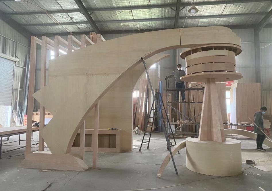 18平展臺工廠預(yù)搭建